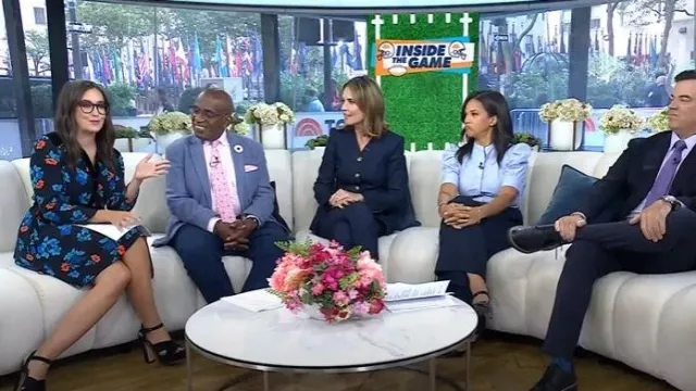 Veronica Beard Kimra Pants worn by Savannah Guthrie in Today on September 15, 2025