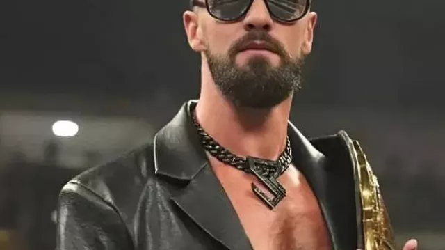 Seth Rollins 2025 Monday Night RAW Chaqueta de cuero usada por Seth Rollins en WWE Raw