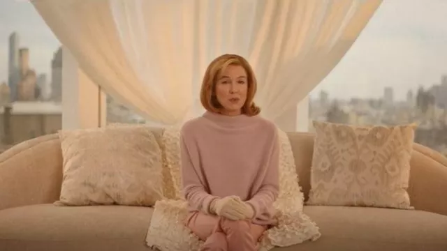 Jersey de cachemira con cuello embudo Vince usado por Camila White (Renée Zellweger) como se ve en Only Murders in the Building (S05E04)