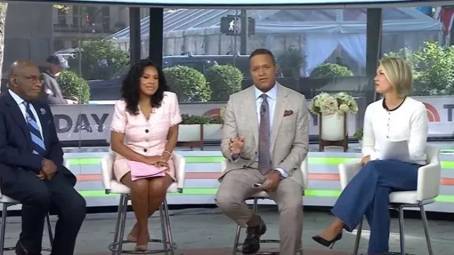 Paige Gilet Oberon worn by Dylan Dreyer as seen in Today on September 18, 2025