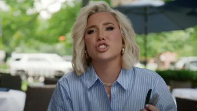 Madewell Chemise boutonnée oversize en popeline signature portée par Savannah Chrisley comme on le voit dans The Chrisleys : Back to Reality (S01E05)