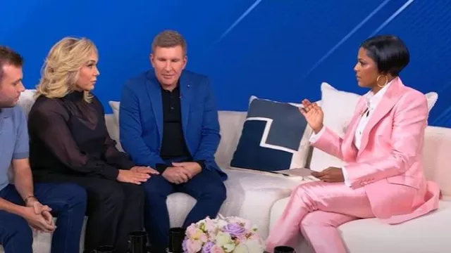 Dolce and Gabbana Silk Shantung Single-breasted Jacket worn by Tamron Hall as seen in Tamron Hall Show on September 18, 2025