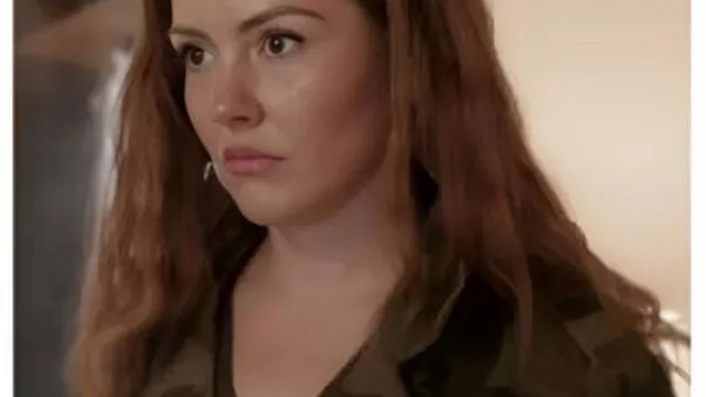 90 Day Fiance Happily Ever After Camo Coat worn by her (Kara Leona) as seen in 90 Day Fiancé: Pillow Talk (S09E17)