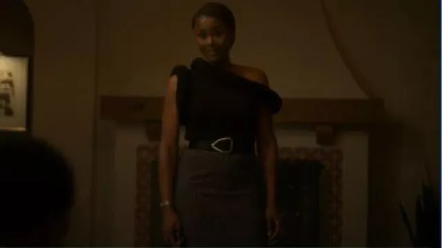 Acne Studios Padded Bouclé Knit Top worn by Jax Stewart (Emayatzy Corinealdi) as seen in Reasonable Doubt (S03E02)
