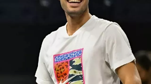 Camiseta blanca Carlos Alcaraz Laver Cup 2025 Team Europe