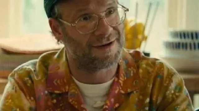Platonic Printed Short Sleeve Shirt worn by Will (Seth Rogen) as seen in Platonic (S02E10)