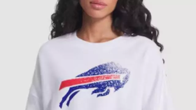 Buffalo Bills Sweat-shirt oversize 2025 Rivalries blanc