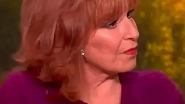The View 2025 Purple Tweed Cardigan worn by (Joy Behar) as seen in The View