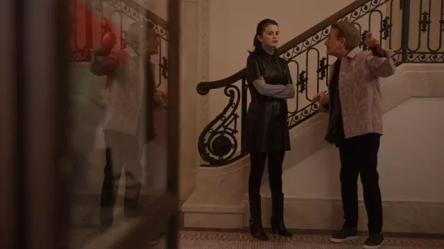 Paul Andrw Biker Boots worn by Mabel Mora (Selena Gomez) as seen in Only Murders in the Building (S05E05)