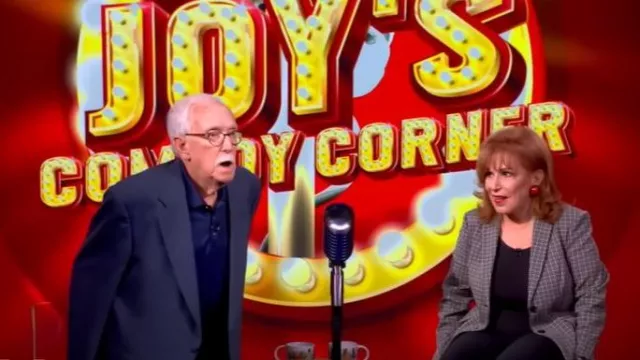Theory Carissa Plaid Slim-Fit Blazer worn by Joy Behar as seen in The View on  September 19, 2025