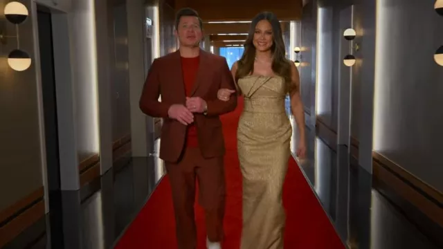 Audrey & Brooks 6730 Dress worn by Vanessa Lachey as seen in Love Is Blind (S08E14)