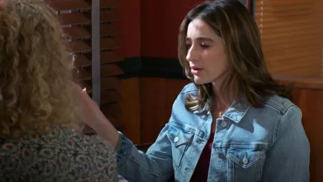 Paige Rowan Jacket in Leela Distressed worn by Ashley Morgan (Jen Jacob) as seen in Beyond the Gates (S01E128)