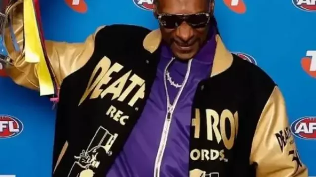 Snoop Dogg 2025 Grand Final Entertainment Media Opportunity Jacket of Snoop Dogg in Snoop Dogg speaks ahead of AFL grand final | 7NEWS