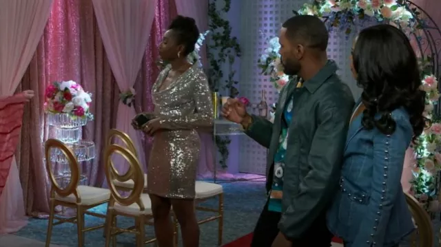 Chaqueta bomber de cuero de Zara usada por Andre Richardson (Sean Freeman) como se ve en Beyond the Gates (S01E132)