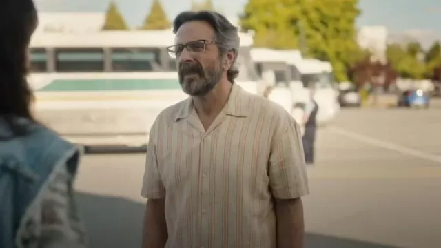 Jack & Jones Relaxed Fit Resort Shirt worn by Mitts (Marc Maron) as seen in Stick (S01E07)