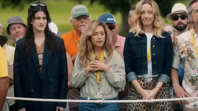 Ganni Striped Vest worn by Zero (Lilli Kay) as seen in Stick (S01E09)