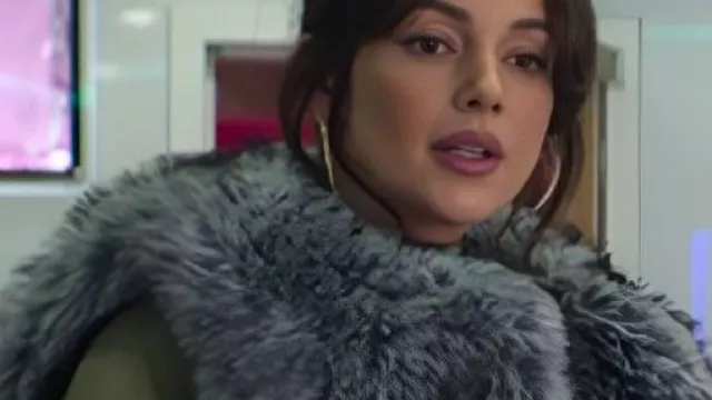Brassic Fur Collar Padded Jacket worn by Erin Croft (Michelle Keegan) as seen in Brassic (S06E07)