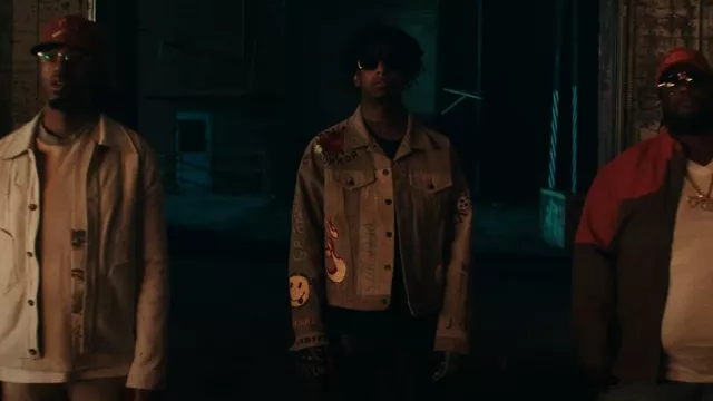 Louis Vuitton Black LV Classic Sunglasses worn by 21 Savage in 21 Savage & Metro Boomin - Glock In My Lap (Official Music Video)