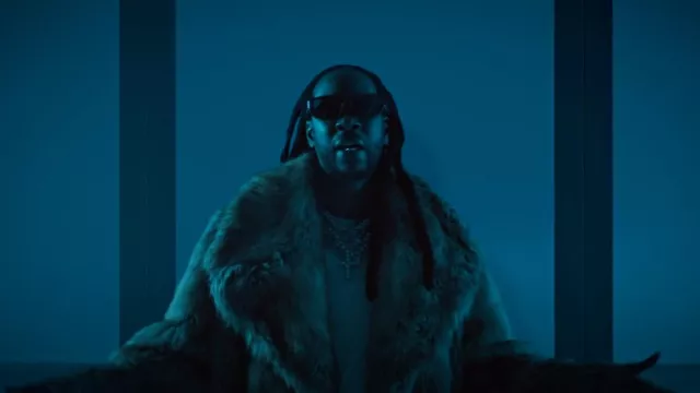 Givenchy Lunettes de soleil Matte Black Giv Cut portées par 2 Chainz dans 2 Chainz, Lil Wayne, USHER - Transparence