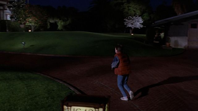 The shoe worn by Marty McFly (Michael J. Fox) in Back to the future 1