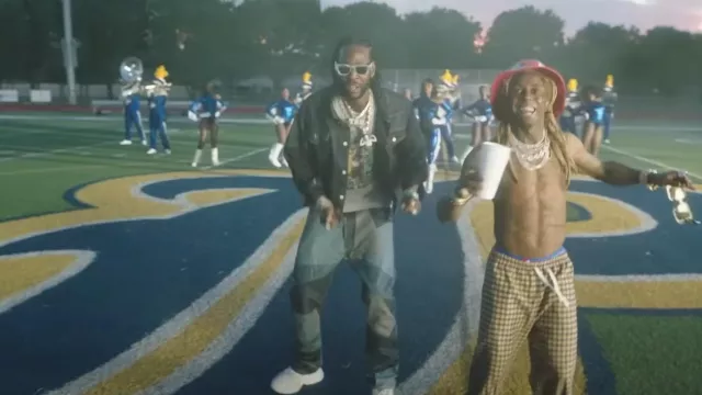 Louis Vuitton Lunettes de soleil Montgomery en marbre blanc portées par 2 Chainz en 2 Chainz - Money Maker ft. Lil Wayne