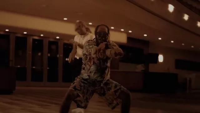 Dior x Sorayama Black Floral Print Shirt worn by 2 Chainz in 2 Chainz - Dead Man Walking ft. Future (Official Music Video)