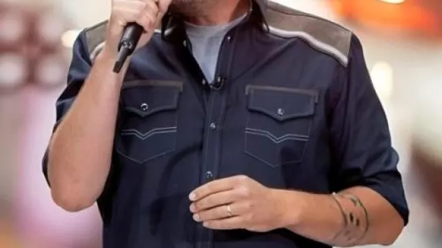 Camisa occidental usada por Blake Shelton en el concierto de NBC Today Citi