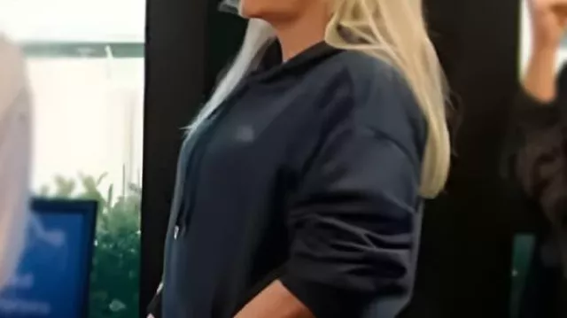 The Real Housewives of Orange County S19 Shannon Beador Sweat à capuche bleu marine