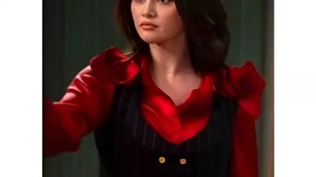 Selena Gomez Rose Shirt worn by (Selena Gomez) in Wizards Beyond Waverly Place (S01)