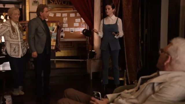 Veronica Beard Kimra Pants worn by Mabel Mora (Selena Gomez) as seen in Only Murders in the Building (S05E06)