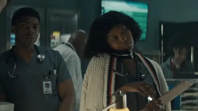 Cardigan en tricot Zara porté par le Dr Ericka Kinney (Ashleigh LaThrop) comme on le voit dans Brilliant Minds (S01E02)