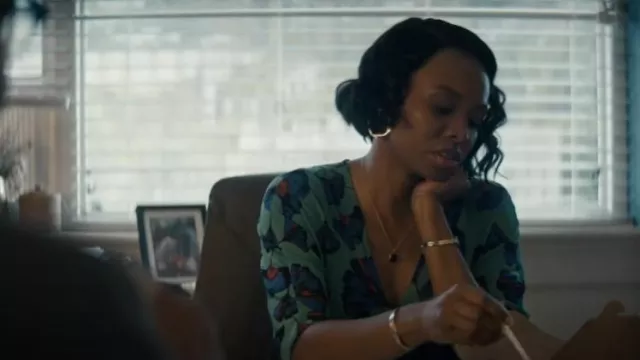 Diane Von Furstenberg Valerie Vestido usado por la Dra. Carol Pierce (Tamberla Perry) como se ve en Mentes brillantes (S01E09)