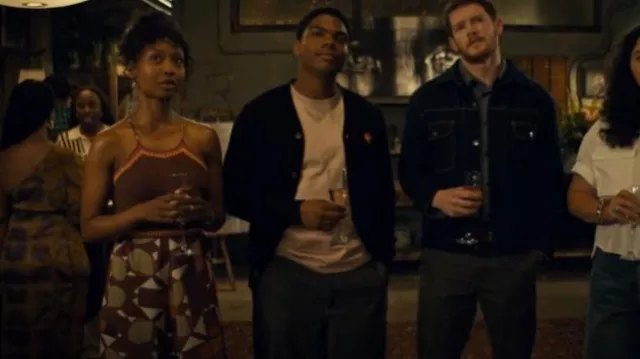 Vestido de Amina de Ba&Sh usado por la Dra. Ericka Kinney (Ashleigh LaThrop) como se ve en Mentes Brillantes (S01E09)