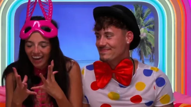Disfraces divertidos Disfraz de payaso usado por Isaiah Campbell como se ve en Love Island Games (S02E07)