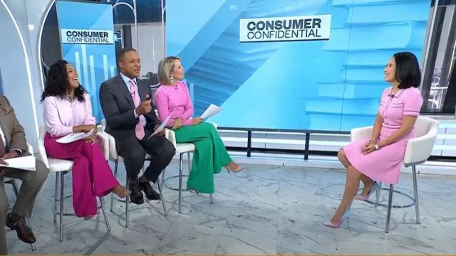 Tacones de Aldo Stessy usados por Vicky Nguyen como se ve en Today el 1 de octubre de 2025