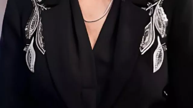 Black Embellished Blazer worn by (Jess Walter) in The Young and the Restless
