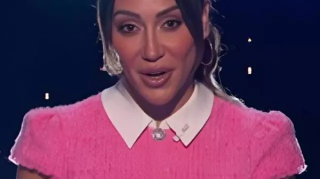 Vestido rosa Melissa Gorga Celebrity Weakest Link S01