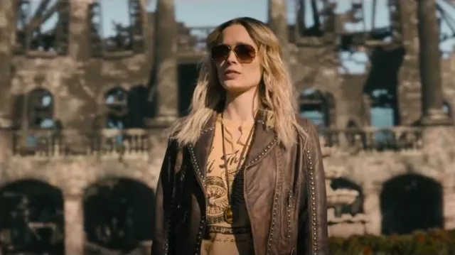 Wildfire Mercantile Double D Ranchwear Open Range Jacket worn by Cleo Montague (Bella Heathcote) as seen in Tulsa King (S03E02)