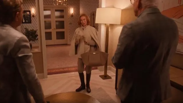 DeMellier New York Tote Bag worn by Camila White (Renée Zellweger) as seen in Only Murders in the Building (S05E07)