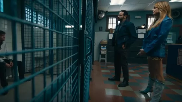 Jeffrey Campbell Toxic Boots worn by Morgan Gillory (Kaitlin Olson) as seen in High Potential (S02E04)