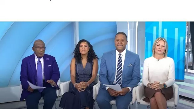 Lisi Lerch Mila Hoop Earring worn by Dylan Dreyer as seen in Today on October 8, 2025