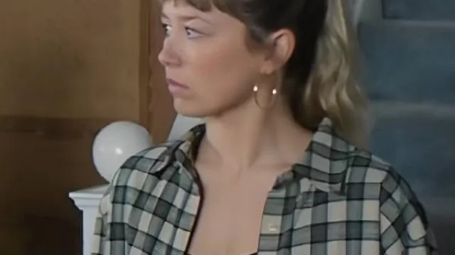 Film Club S01 Liv Hill Plaid Shirt worn by Izzie (Liv Hill) in Film Club (S01)
