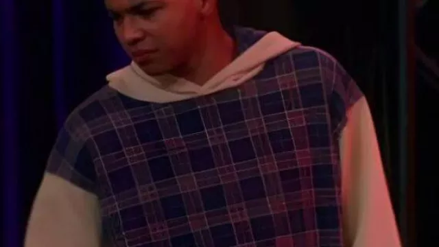 Vampirina Teenage Vampire Plaid Hoodie porté par Elijah (Shaun Dixon) comme on le voit dans Vampirina : Teenage Vampire (S01E16)