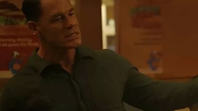 Peacemaker S02 John Cena Grey Shirt worn by Christopher Smith / Peacemaker (John Cena) in Peacemaker (S02)