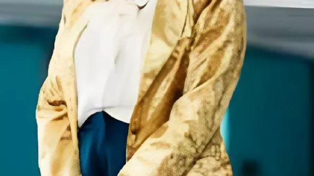 Golden Velvet Blazer worn by Self - Host (Jimmy Fallon) in On Brand with Jimmy Fallon