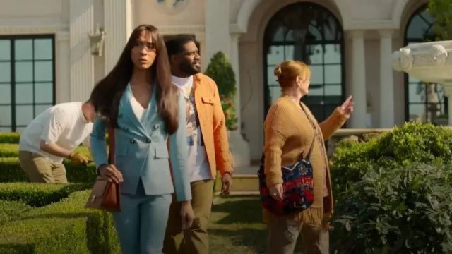 Veronica Beard Arte Pants worn by Sofia (Mj Rodriguez) as seen in Loot(S03E01)