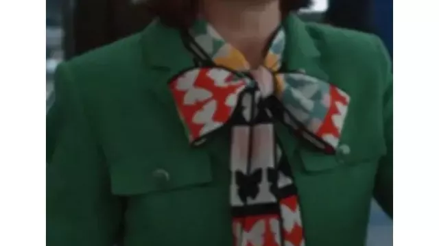 Blouse papillon à col noué d’Elsbeth Tascioni (Carrie Preston) à Elsbeth (S03)