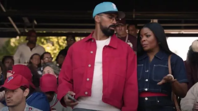 Zara Cropped Fit Jacket worn by O'Shon (Matthew Law) as seen in Abbott Elementary (S05E03)