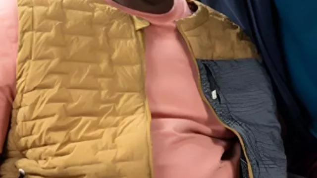 Shifting Gears S2 Daryl Mitchell Gilet matelassé marron