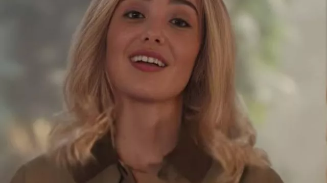 SNL S51 Chloe Fineman Brown Jacket worn by Chloe Fineman as seen in Saturday Night Live